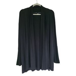 JJ Winks Modal Shawl Neck Black Cardigan Robe Size Medium